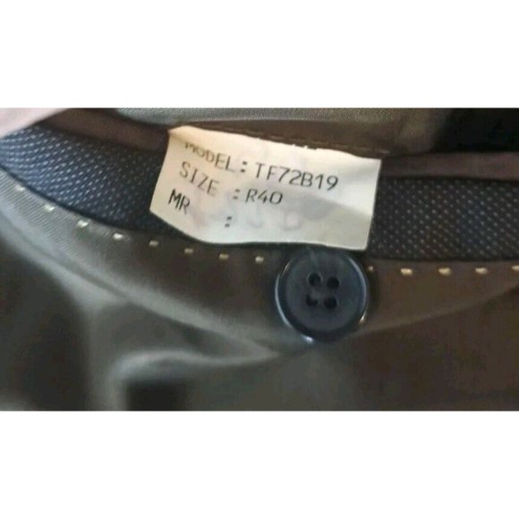 Mens Tasso Elba Blazer Sports Coat Super 140s Wool Brown Korea Career 40R - Picture 8 of 8